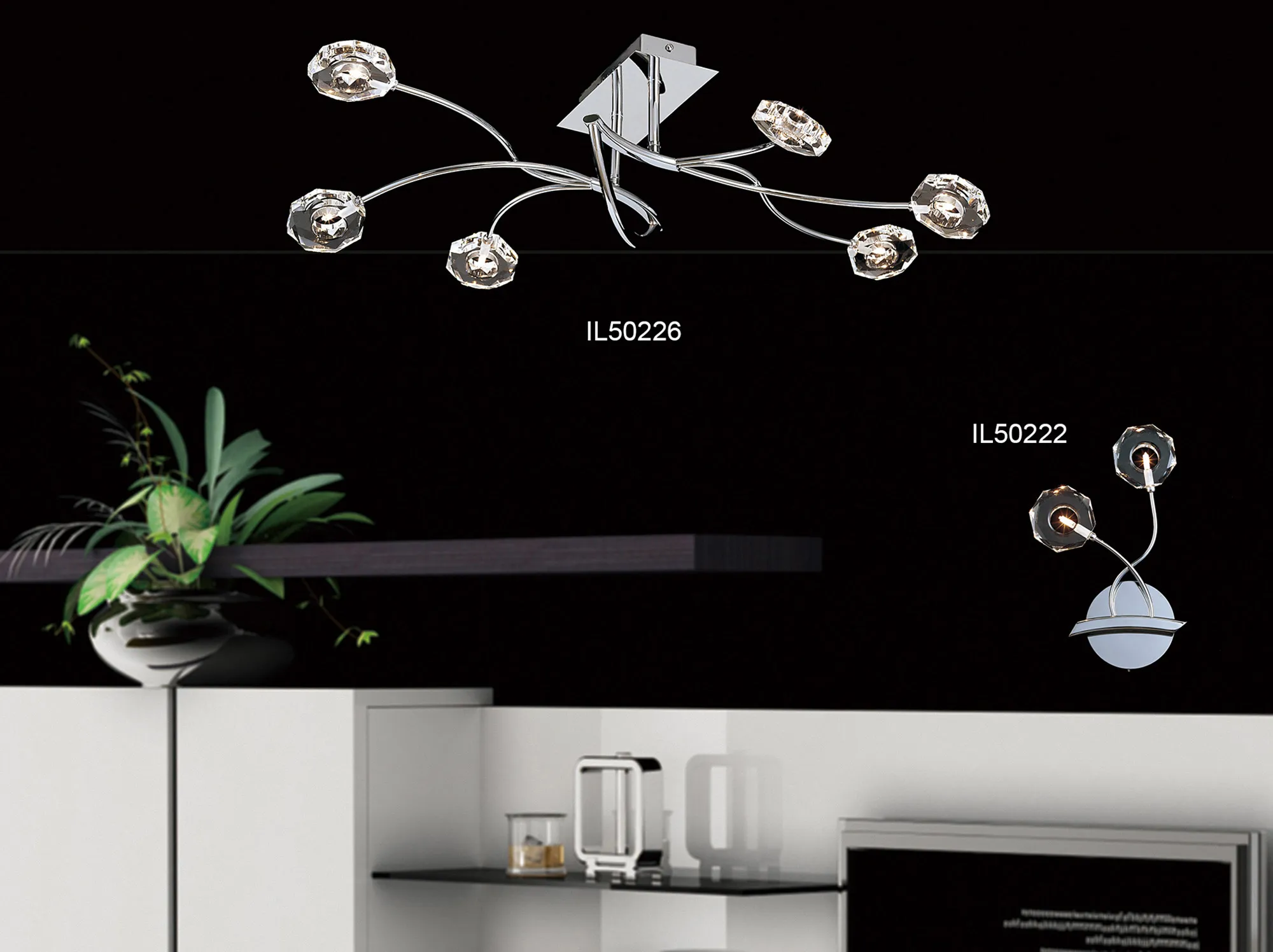 Izona Wall Lights Diyas Armed Wall Lights